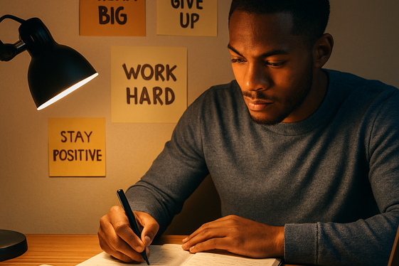 Stay Positive and Persistent During the Job Search illustration