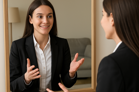 Practice Confident Interview Techniques illustration