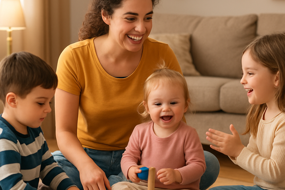 Offer Babysitting or Childcare Services illustration