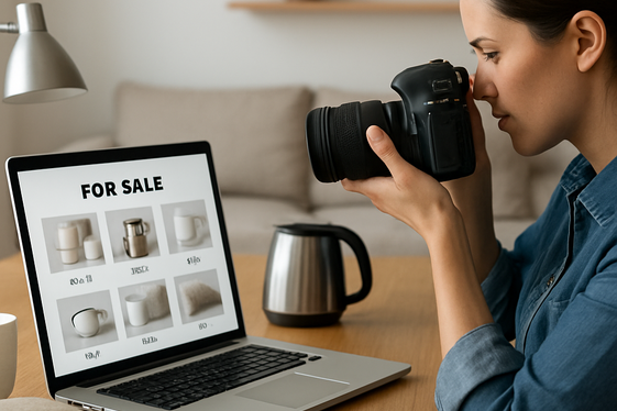 Sell Unwanted Items Online Quickly illustration