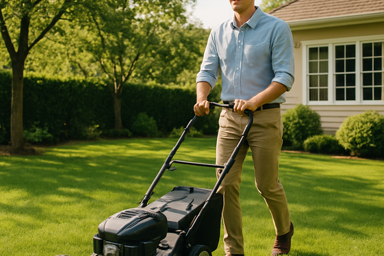 Offer Lawn Care and Landscaping Services illustration