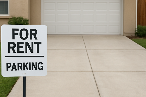 Rent Out Your Garage or Parking Spot illustration