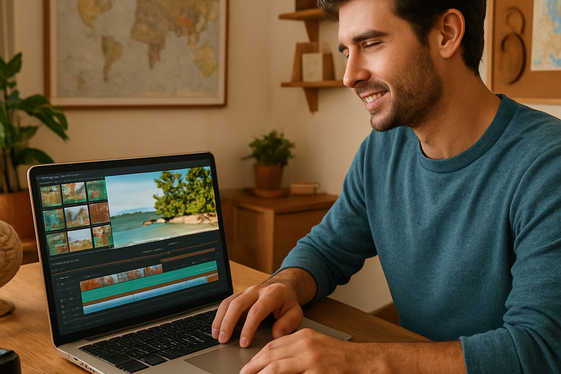 Editing Travel Videos for Bloggers and Vloggers illustration