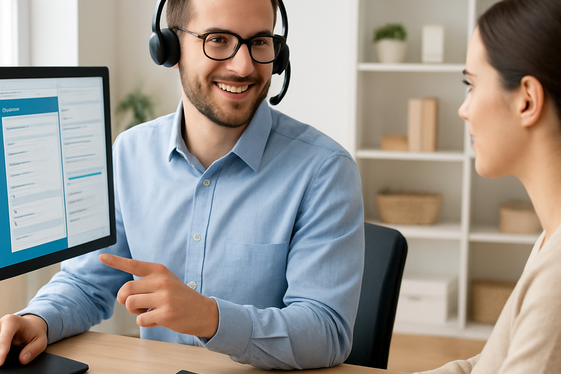 Remote Technical Support Specialist illustration