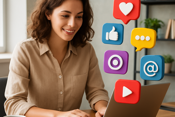 Social Media Manager for Small Businesses illustration