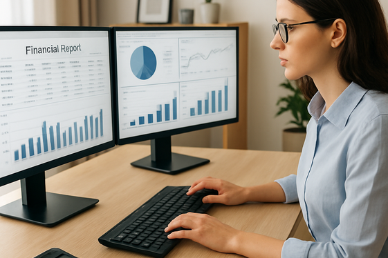 Virtual Bookkeeper illustration