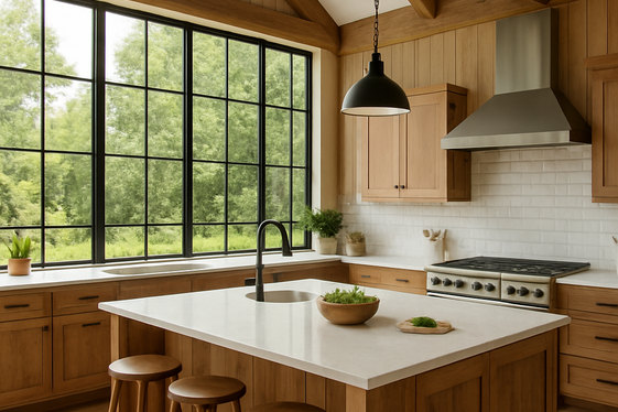 Large Windows for Natural Light and Scenic Views illustration