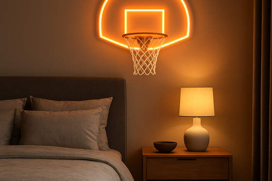 Custom Basketball Hoop Light Fixtures to Illuminate Your Room illustration