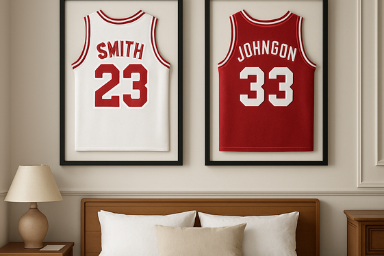 Personalized Team Jersey Wall Art That Pops illustration