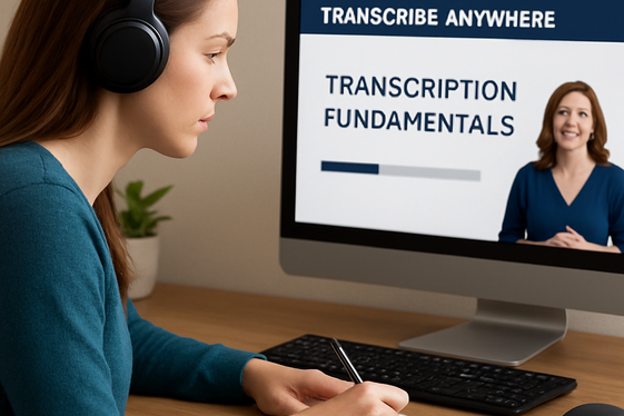 General Transcription Fundamentals by Transcribe Anywhere illustration