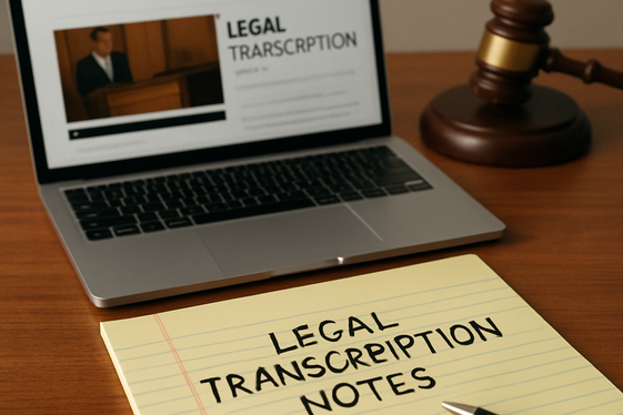 Legal Transcription Basic Training by Udemy illustration