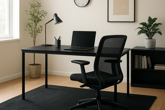 Modern Black Office Rugs to Ground the Space illustration
