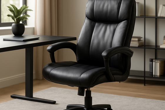 Black Leather Ergonomic Chairs for Comfort and Style illustration