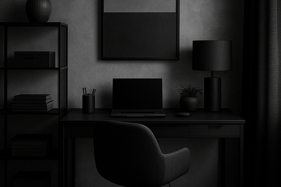 Monochrome Black and Gray Color Palette illustration