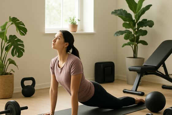 Fitness and Wellness at Home Blog illustration