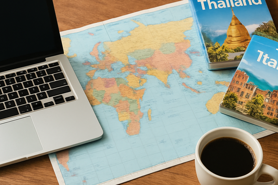 Travel on a Budget Blog illustration