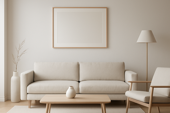 Minimalist Living Blog illustration