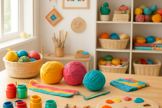 Crafting and Handmade Goods Blog illustration