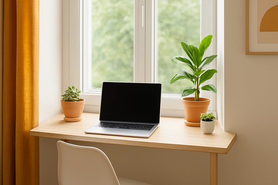 Turn Window Sills Into Mini Workstations or Gardens illustration