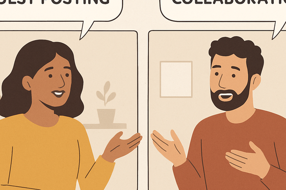 Guest Posting and Networking to Expand Your Reach illustration