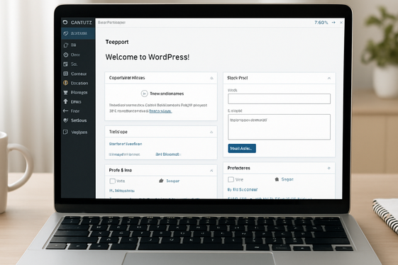 Step-by-Step Guide to Setting Up a WordPress Blog illustration