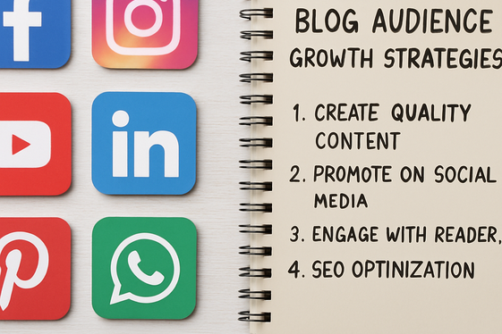 Easy Ways to Grow Your Blog Audience Organically illustration