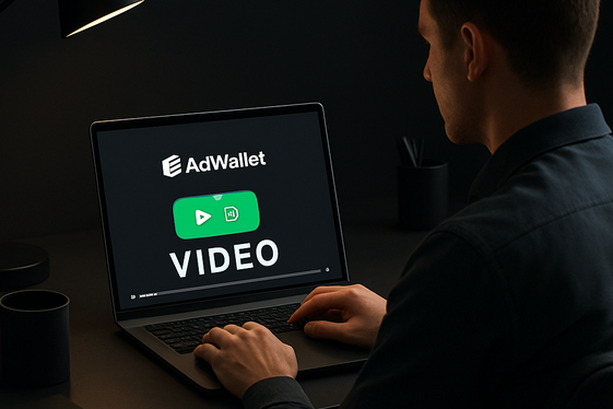 AdWallet: Straightforward Ad Viewing Pay illustration