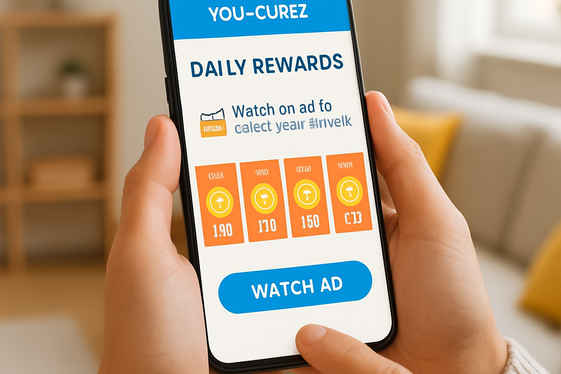 You-Cubez: Daily Rewards for Ads illustration