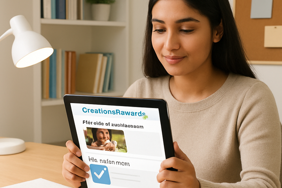 CreationsRewards: Ads and Surveys Combo illustration