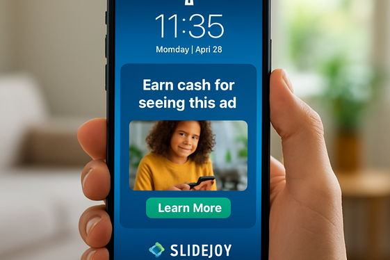 Slidejoy: Lock Screen Ads for Cash illustration