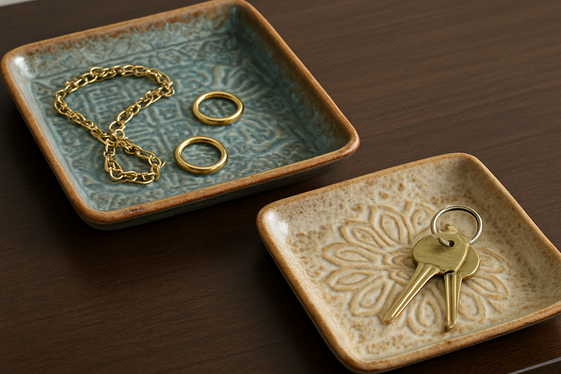 Decorative Ceramic Trays for Stylish Organization illustration