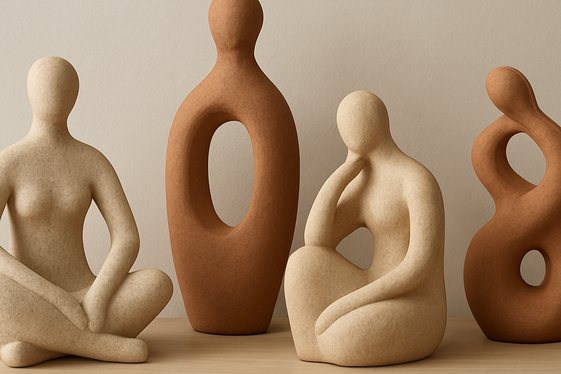 Sculptural Pottery Figurines as Conversation Starters illustration