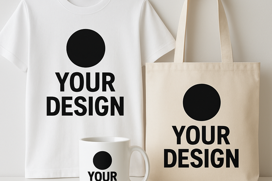 Sell Customized Print-on-Demand Products illustration