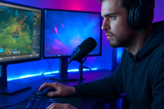 Join the World of Online Gaming Tournaments illustration