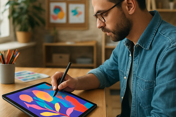 Graphic Designer: Bring Creativity to Digital Platforms illustration