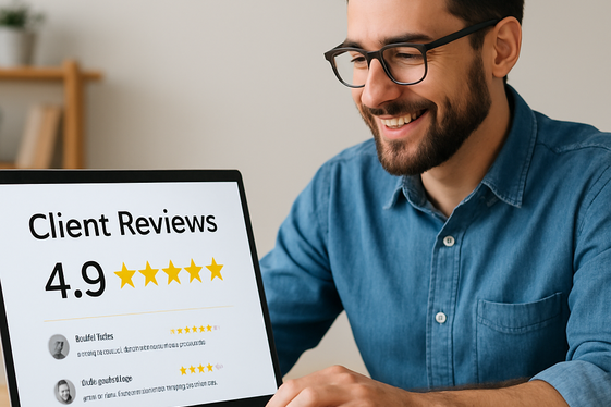 Request Reviews to Build Social Proof illustration