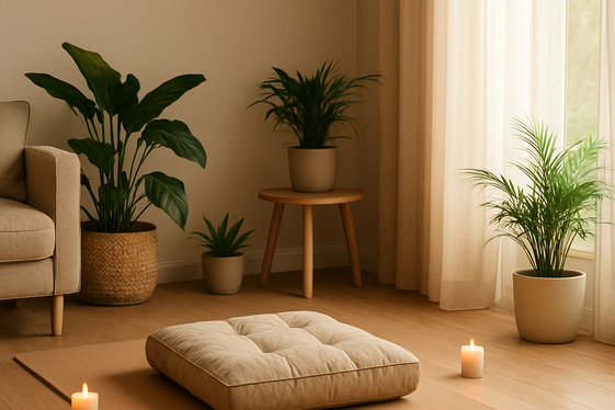 Create a Serene Meditation or Yoga Spot illustration