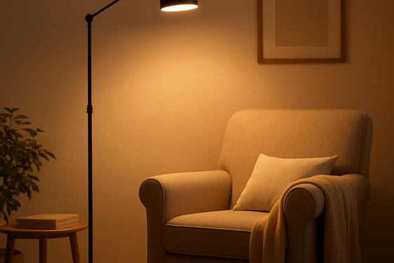 Place a Floor Lamp for Ambient Lighting illustration