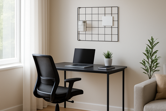 Create a Functional Home Office Space illustration