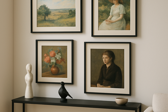 Set Up an Art Display Corner illustration