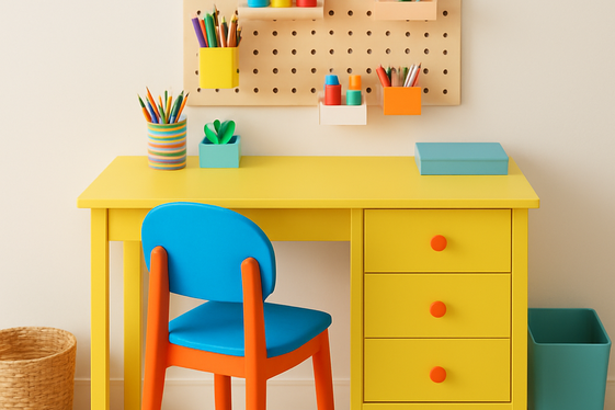 Add a Compact Desk for Kids’ Homework or Crafts illustration