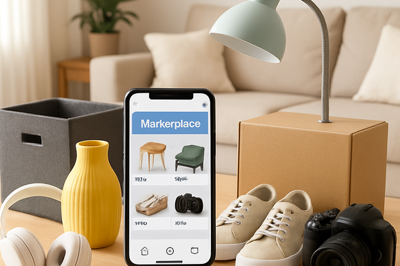 Sell Unused Items on Online Marketplaces illustration