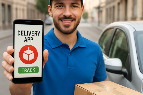 Drive for a Delivery Service like DoorDash illustration