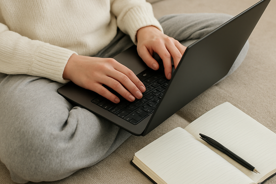 Transcribe Audio Files from Home illustration