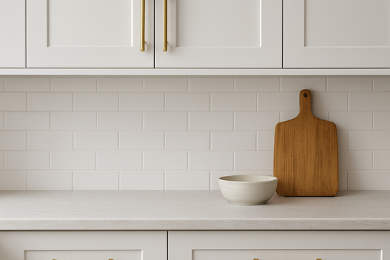 Pair White Kitchens with Warm Metallic Hardware illustration