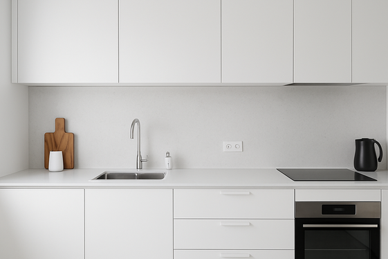 Maintain Cleanliness with Durable White Materials illustration