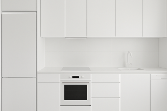 Opt for Sleek White Appliances for a Cohesive Look illustration