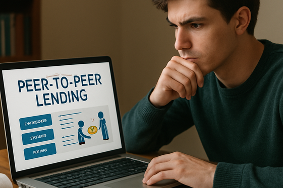 Participate in Peer-to-Peer Lending illustration