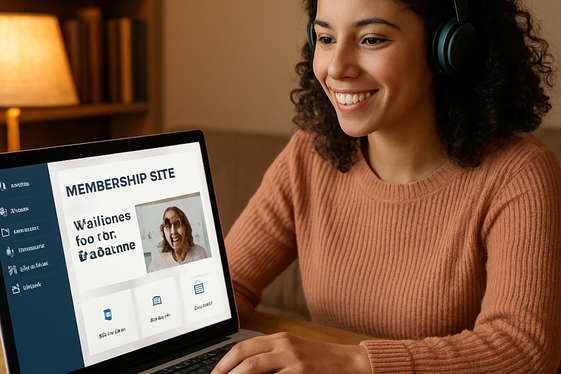 Create a Membership Website illustration