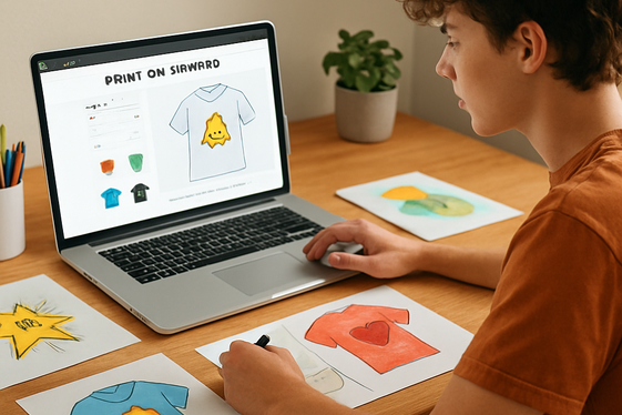 Start a Print-on-Demand Store illustration